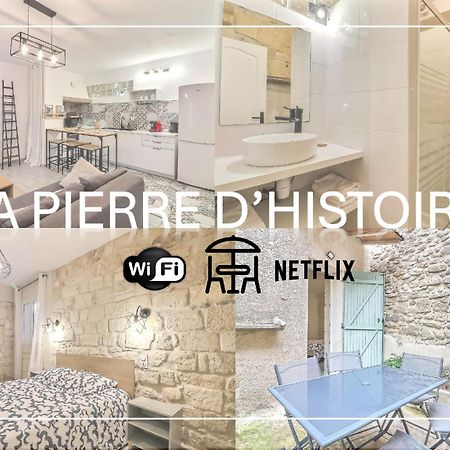 شقة Hyper Centre Terrasse Wifi La Pierre D'Histoire بوكير المظهر الخارجي الصورة